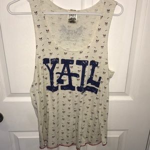 Floral Y’all Junk Gypsy tank top